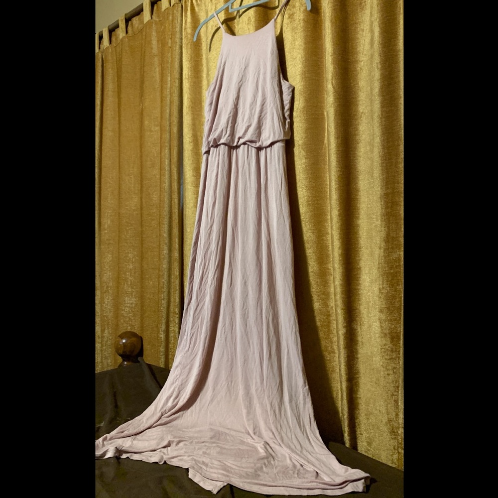 Forever 21 long dusty pink maxi dress
